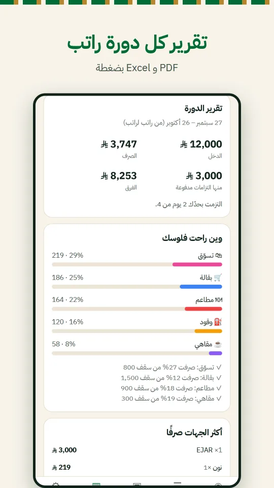لقطة شاشة من تطبيق ريالاتي 5